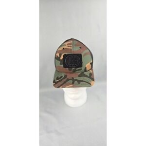 Huber Tractor Hat - Camoflage With‎ Black Mesh Black Patch - Snapback